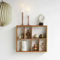 Keeper II væghylde, FSC certificeret egetræ 56x48 cm