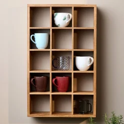 Keeper II væghylde FSC certificeret egetræ 41x67 cm