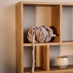 Keeper II væghylde, FSC certificeret egetræ 7D 70x70 cm