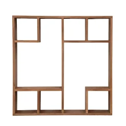 Keeper II væghylde, FSC certificeret egetræ 8D 70x70 cm