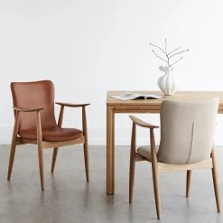 Korobi II spisebordsstol læder