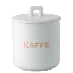 Krus m. porcelænslåg - Kaffe