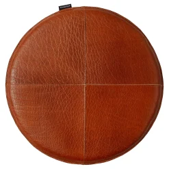 Læder hynde Ø38 cm