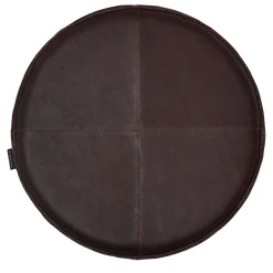 Læder hynde Ø38 cm