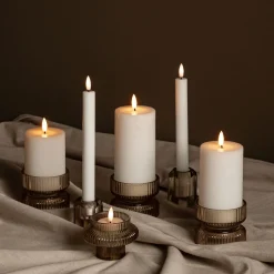 LED Wax Rustik Bloklys