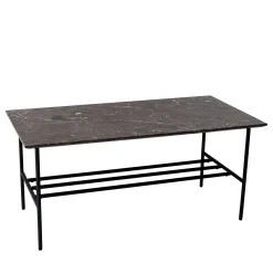 LINES II sofabord i marmor 100x50 cm