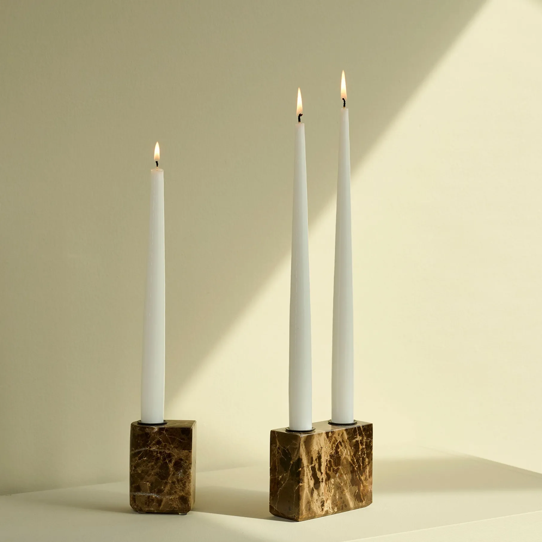 Marble II Cube Lysestage 2 lys