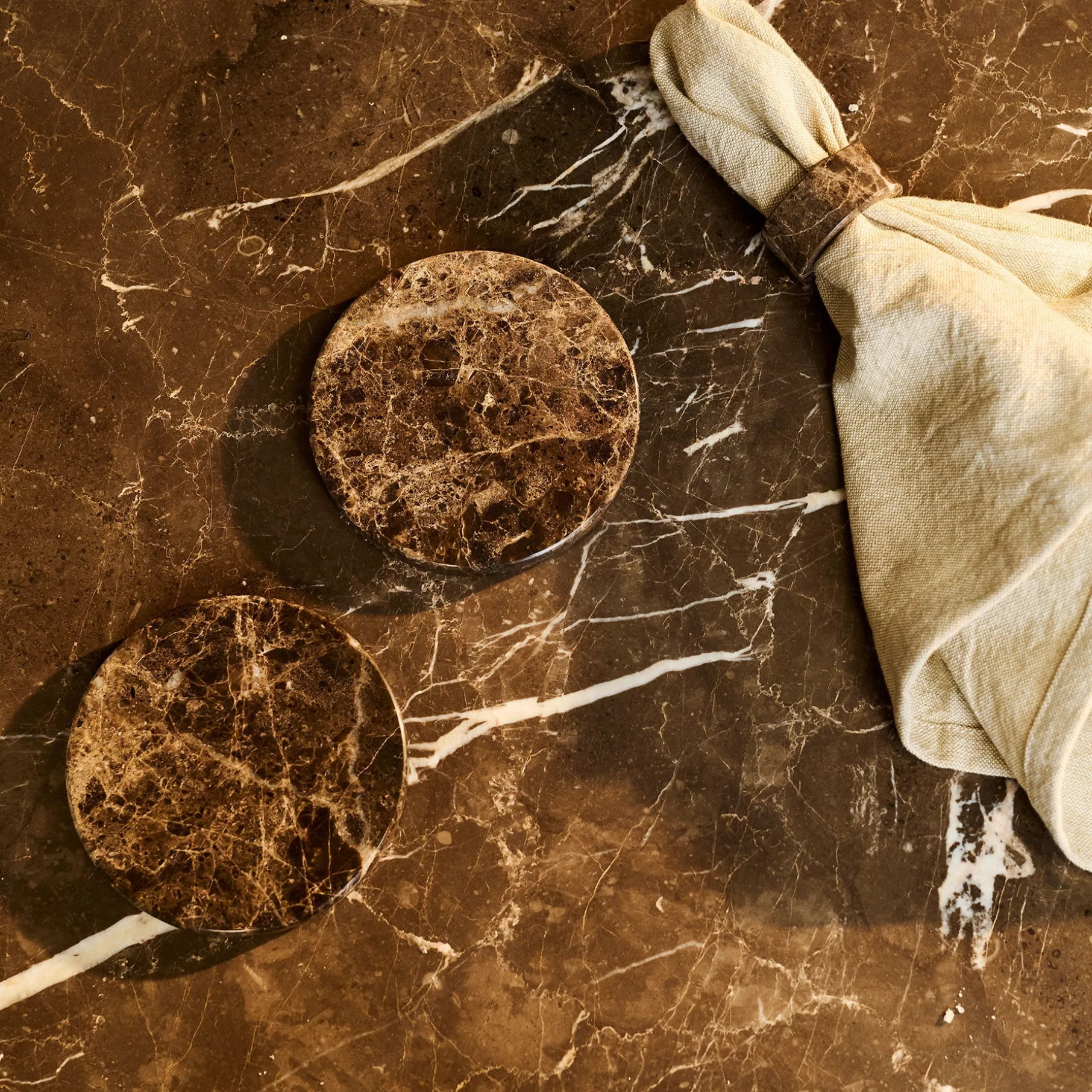 Marble II servietring 2 stk.