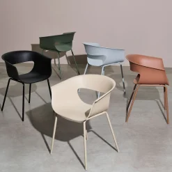 Messina spisebordsstol plast