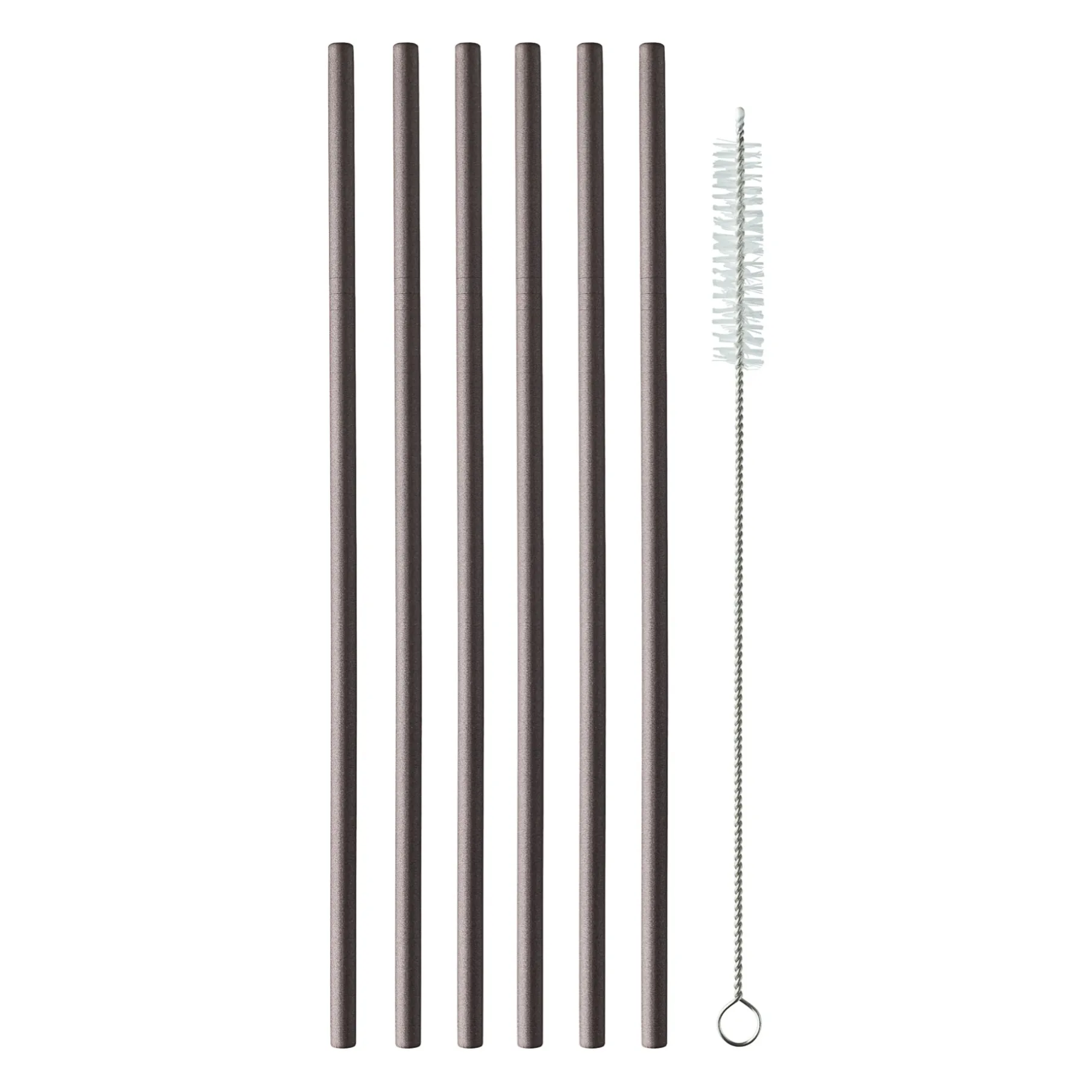 Metal sugerør 6 stk.