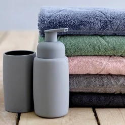 Mono tandbørstekrus grå