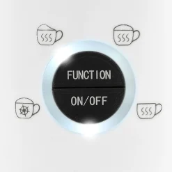 Montante mælkeskummer hvid