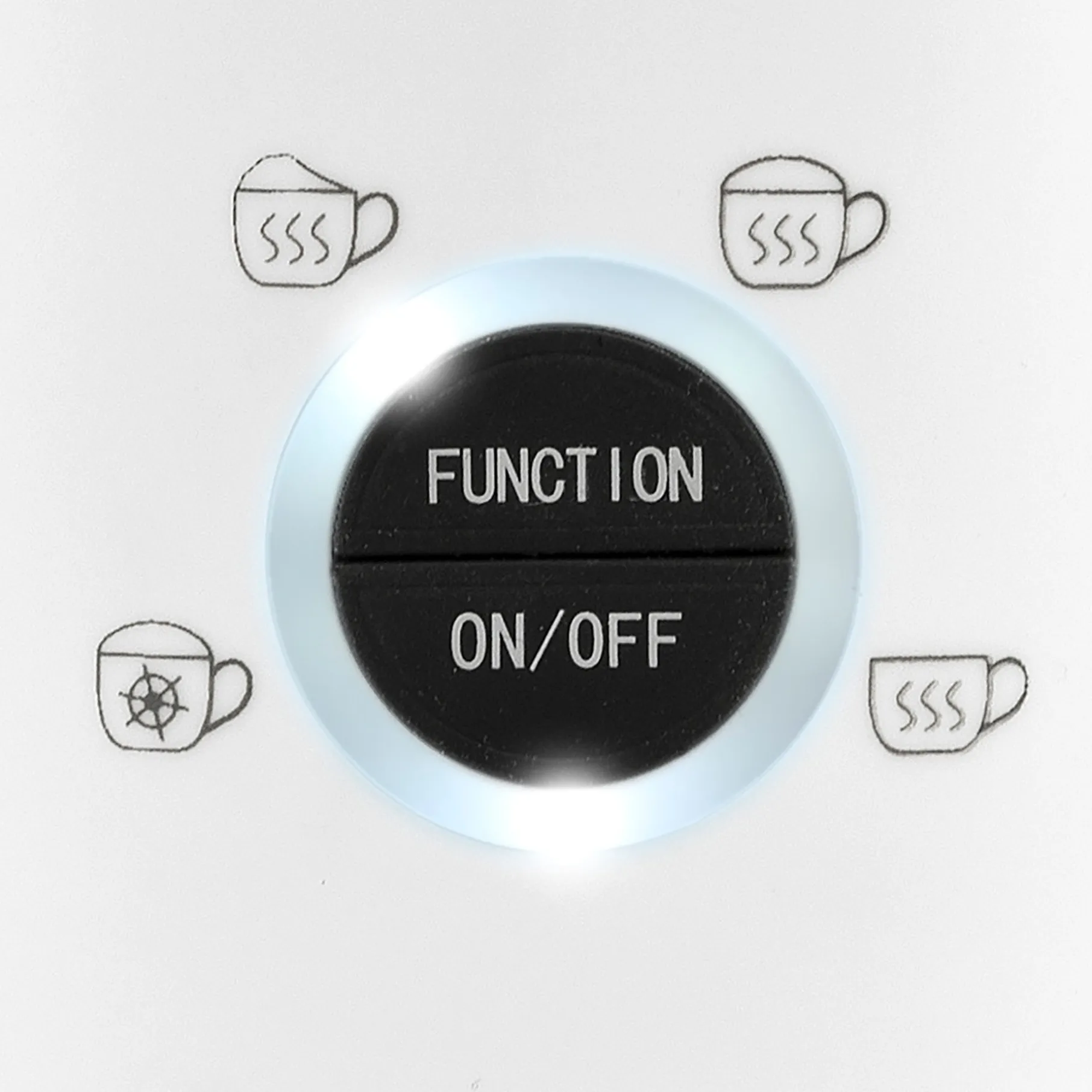 Montante mælkeskummer hvid