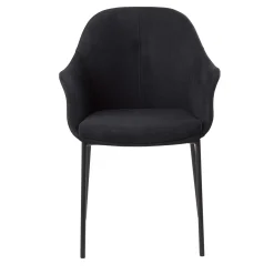 New Age sort stof m. faste ben