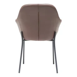 New Age spisebordsstol læder m.fast ben