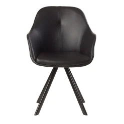 New Age spisebordsstol læder m. drejeben