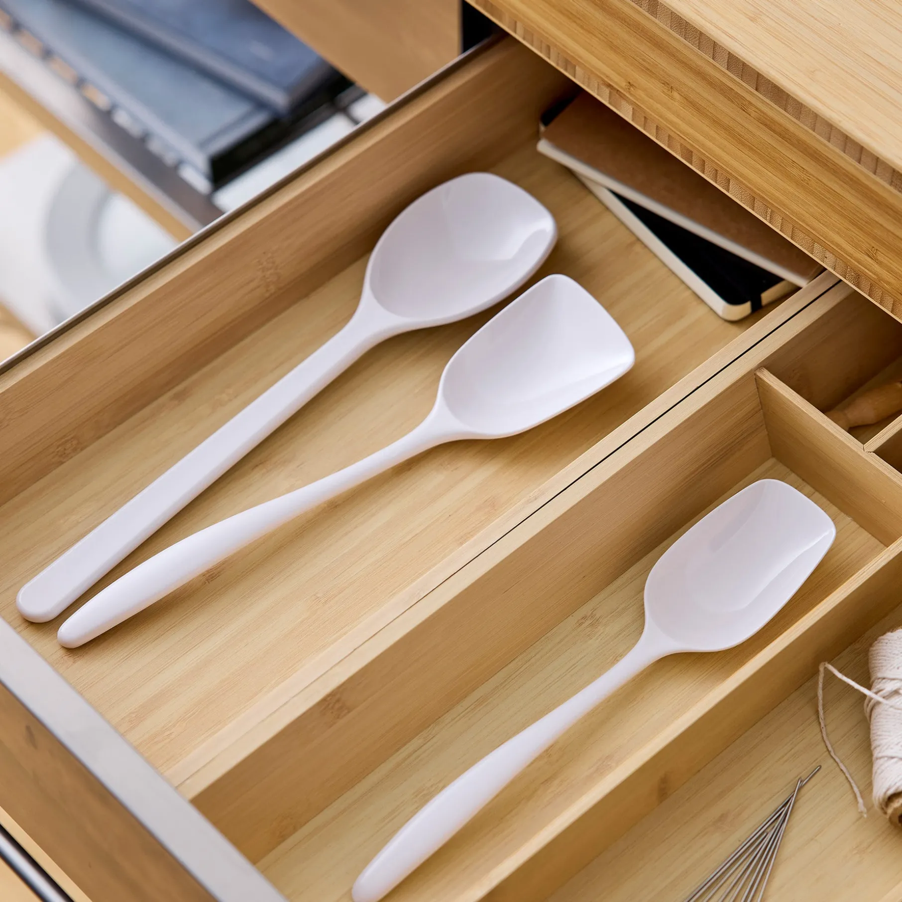 NEW Classic grydeskesæt 3 dele hvid