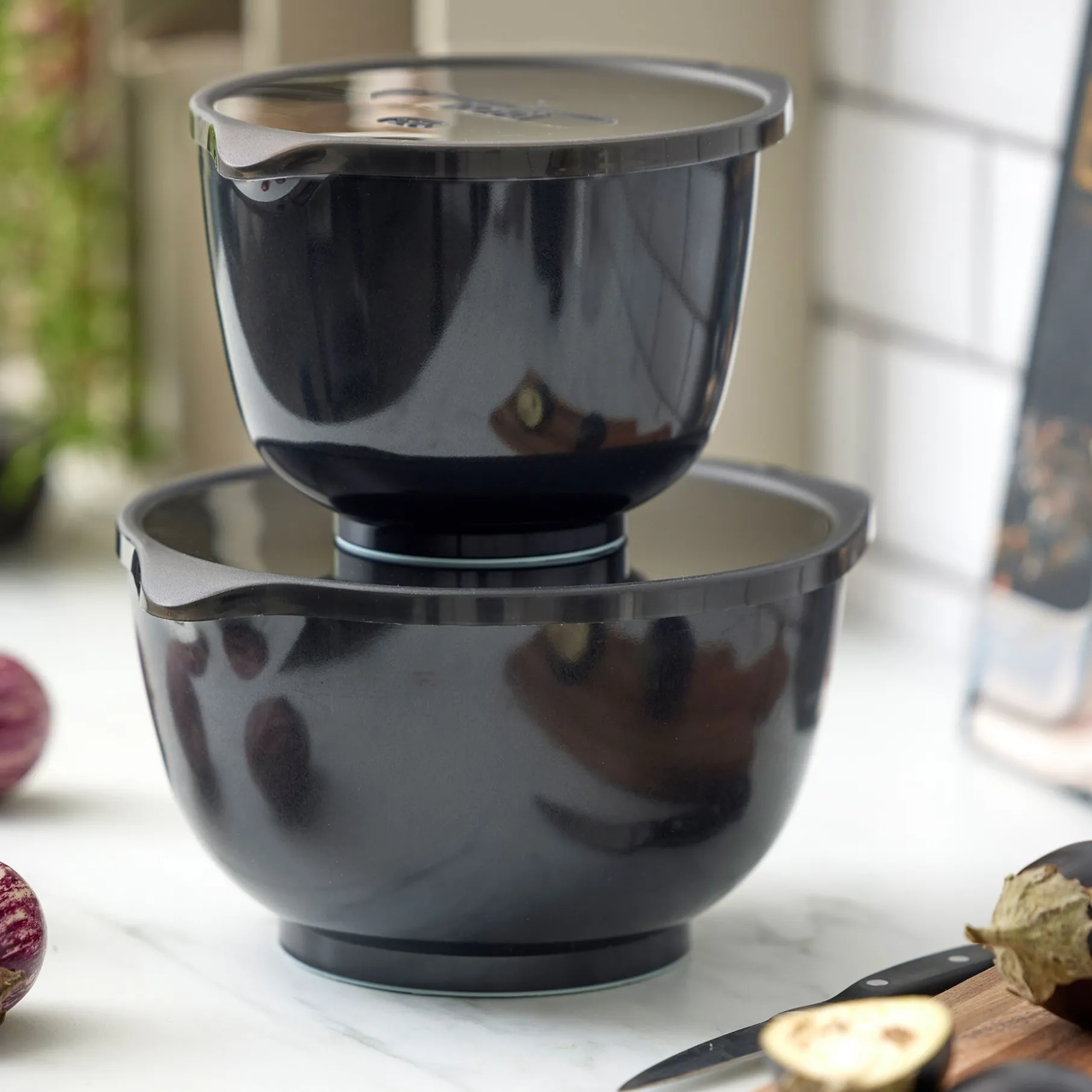 NEW Margrethe røreskålesæt 4 dele Carbon black