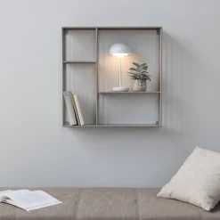 Nohr vægreol m. forskudte rum