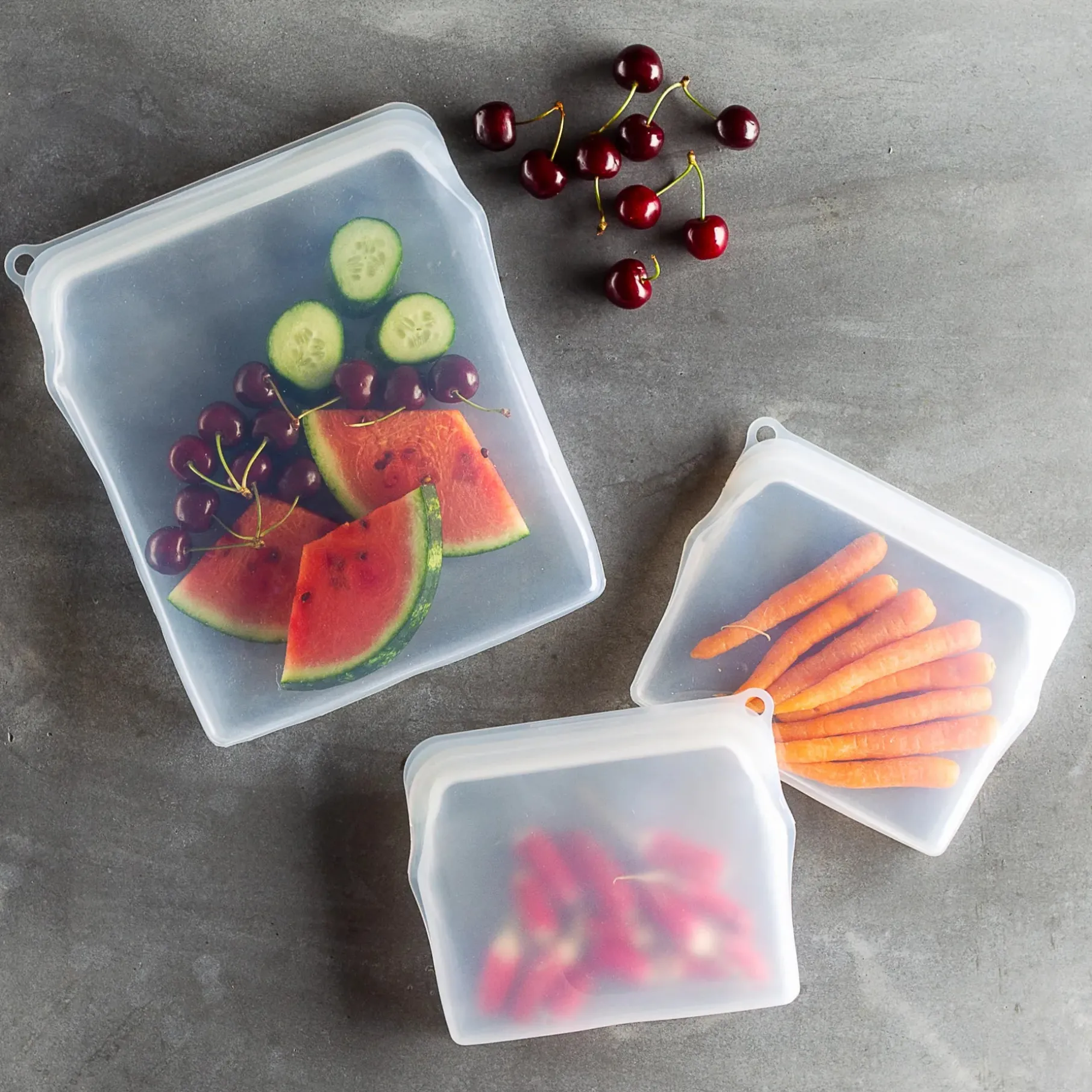 Opbevaringsposer, sæt af 3