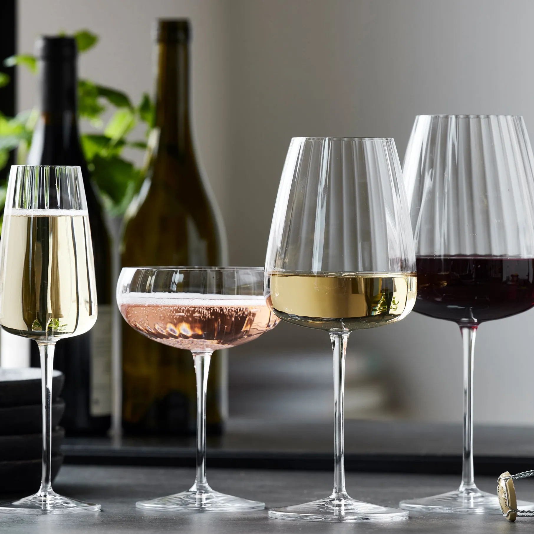 Optica champagneglas 4 stk