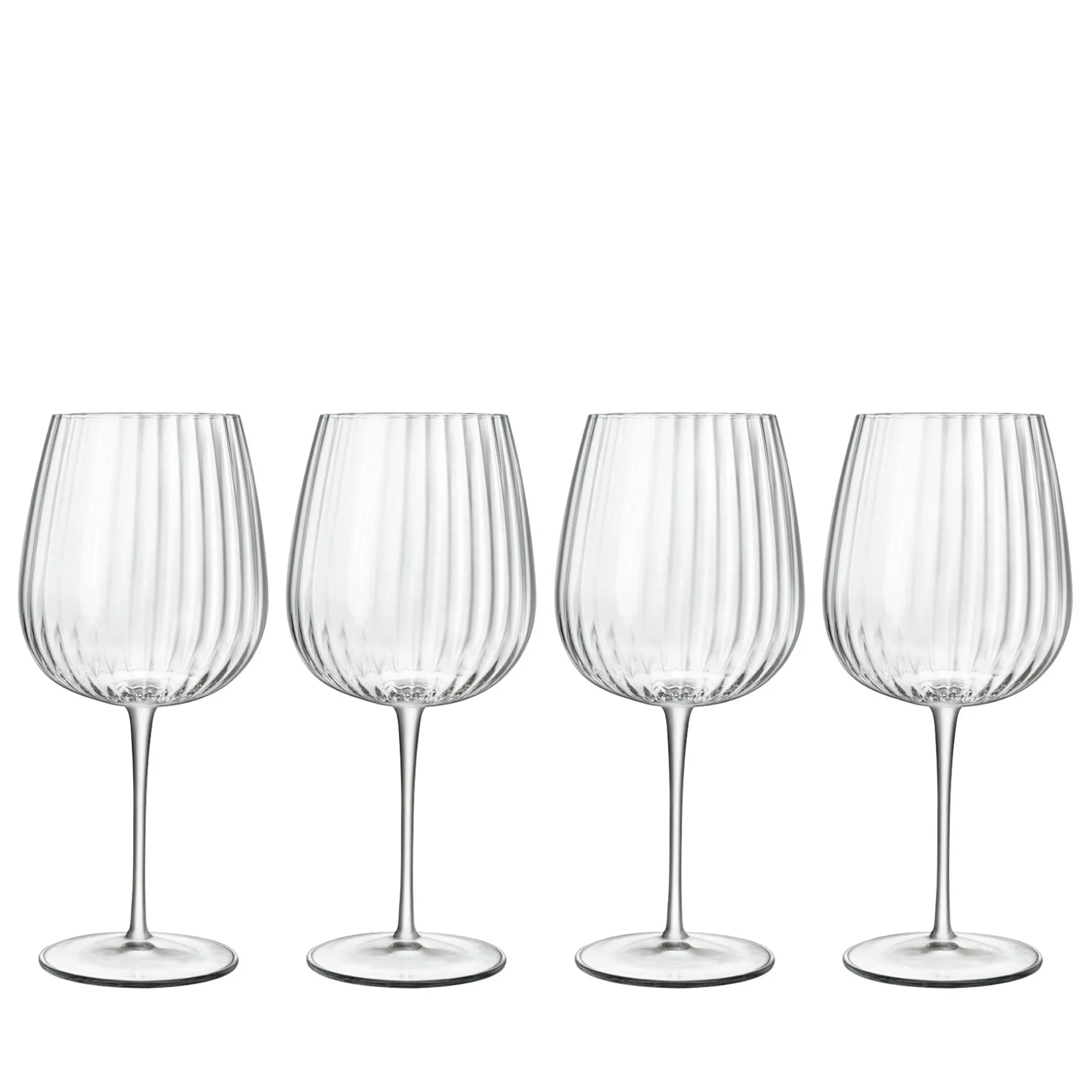 Optica gin & tonic glas burgundy 4 stk