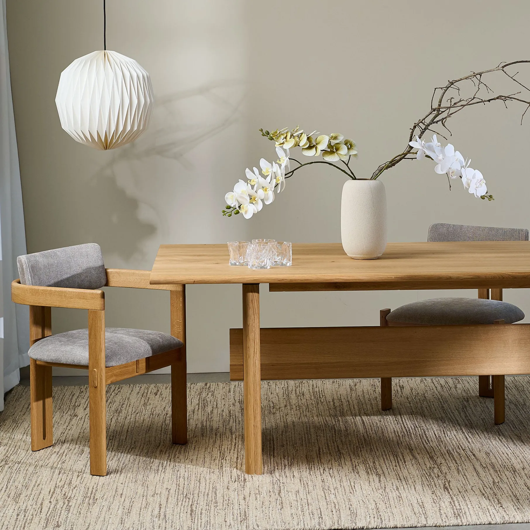 Osaka spisebordsstol m. armlæn