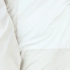 Patchwork mini strib sengetøj 140x200 cm sand