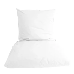 Percale sengetøj 140x220 cm hvid