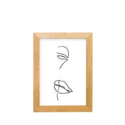 Photo billedramme i egetræ 15x