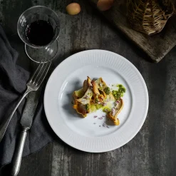 Plissé tallerken flad Ø24 cm