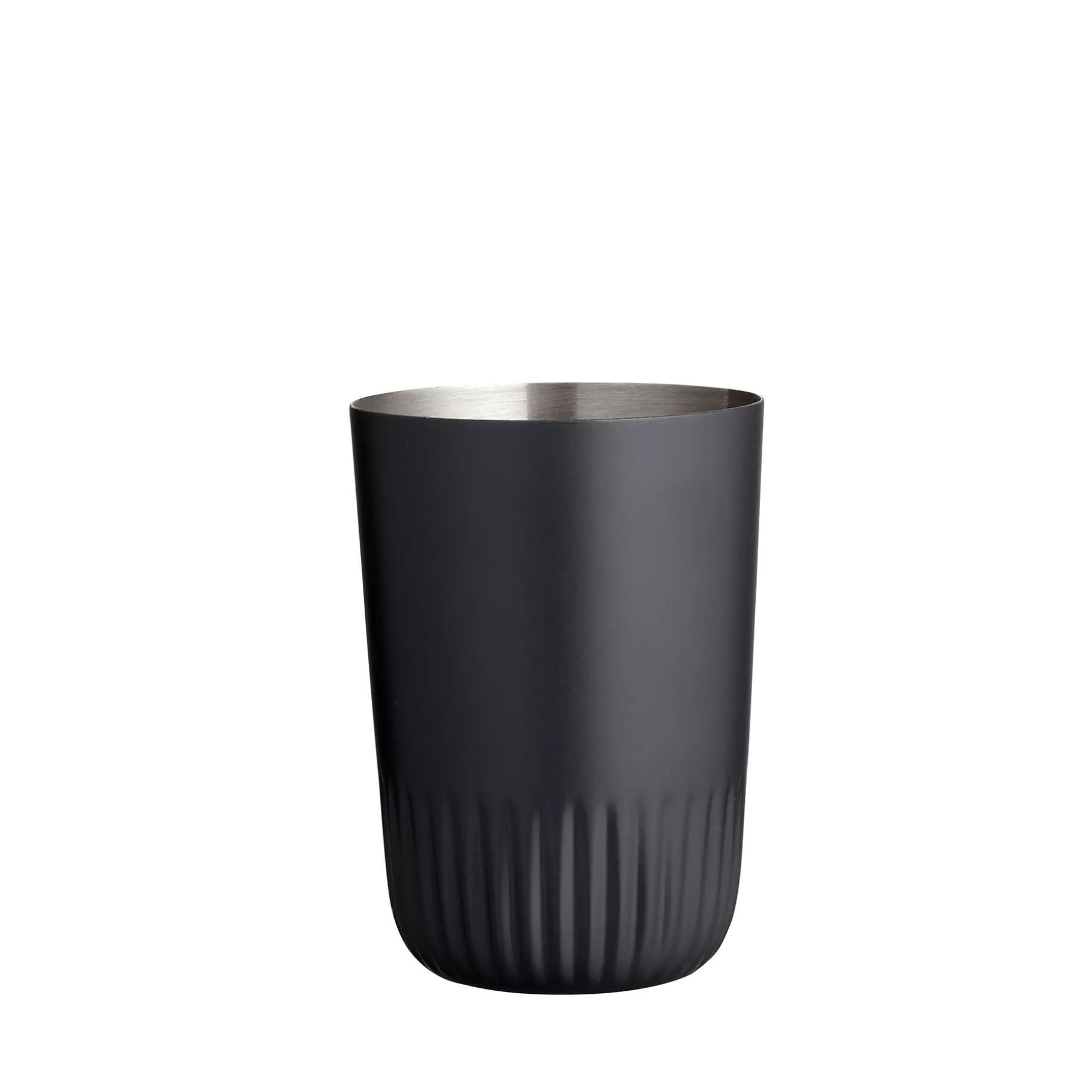 Plissé tandbørstekrus ash