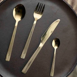 RAW bestiksæt 24 dele champagne