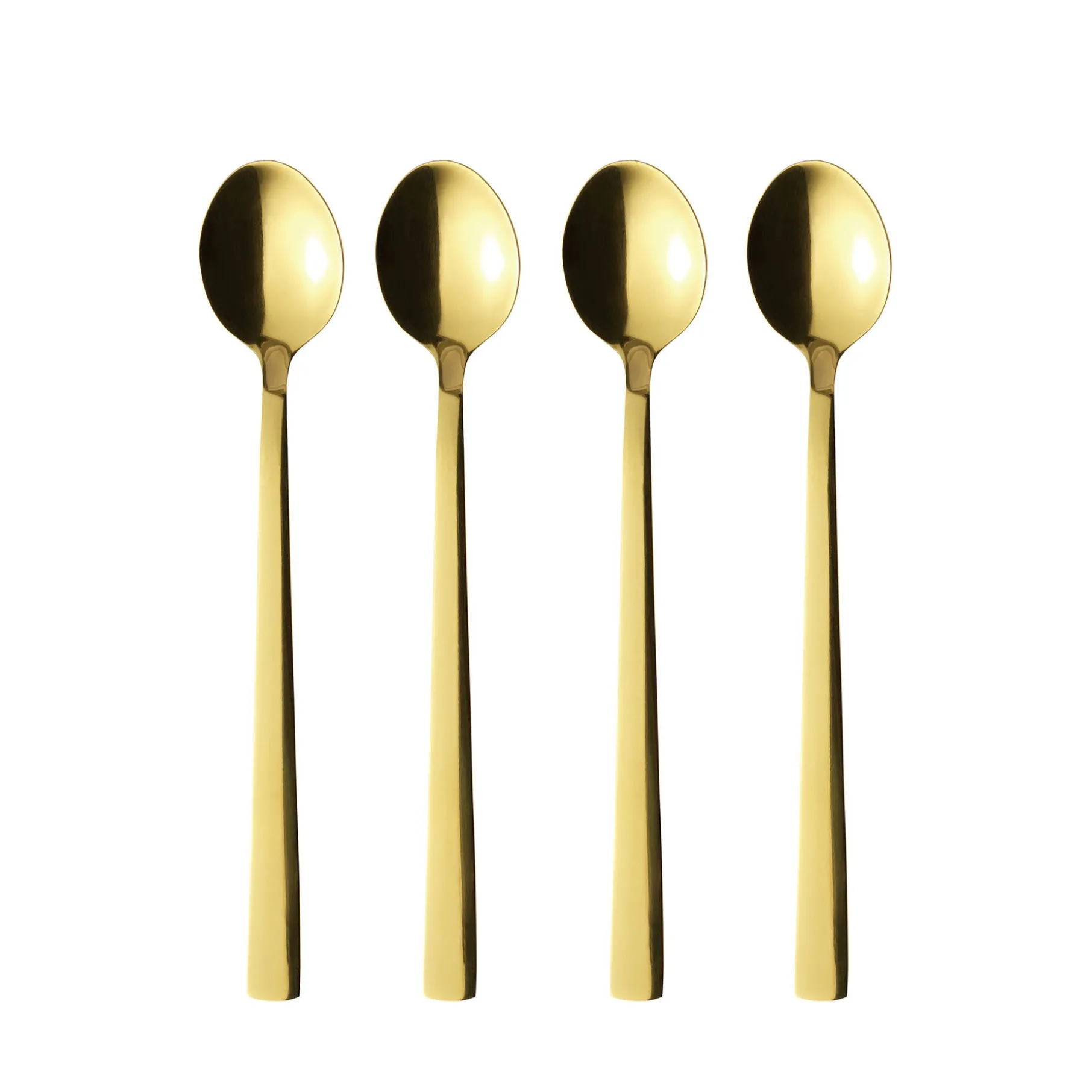 RAW cafe latte ske 4 stk. guld farve