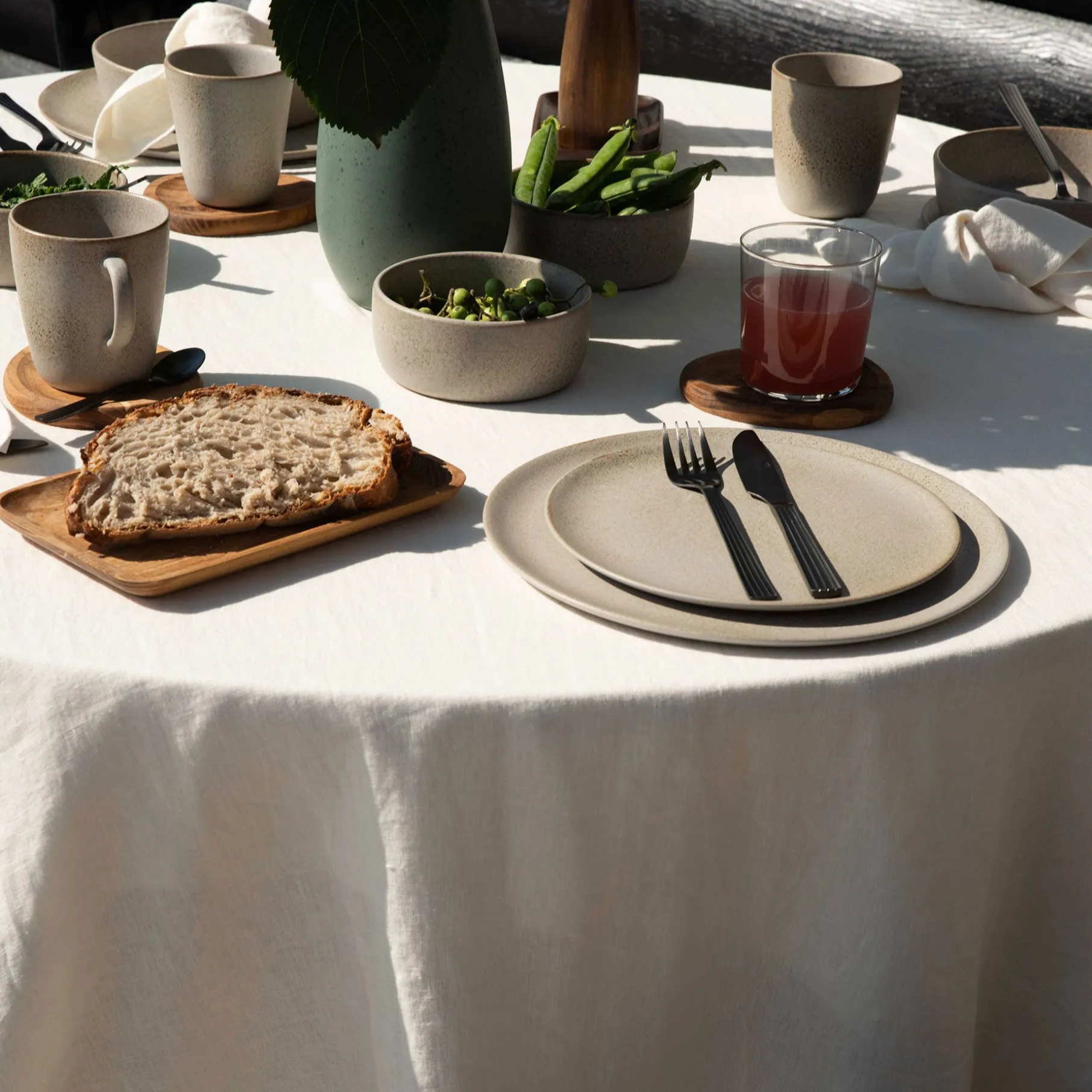 RAW desserttallerken Ø20 cm sandy beige