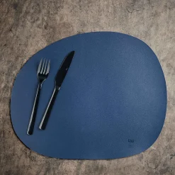 RAW dækkeserviet soft surface dark blue