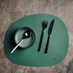 RAW dækkeserviet soft surface dark green