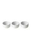 RAW 3-pak mini skål arctic white