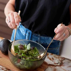 RAW salatsæt guldfarvet