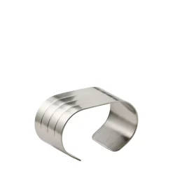 RAW servietring 4 stk mat stål