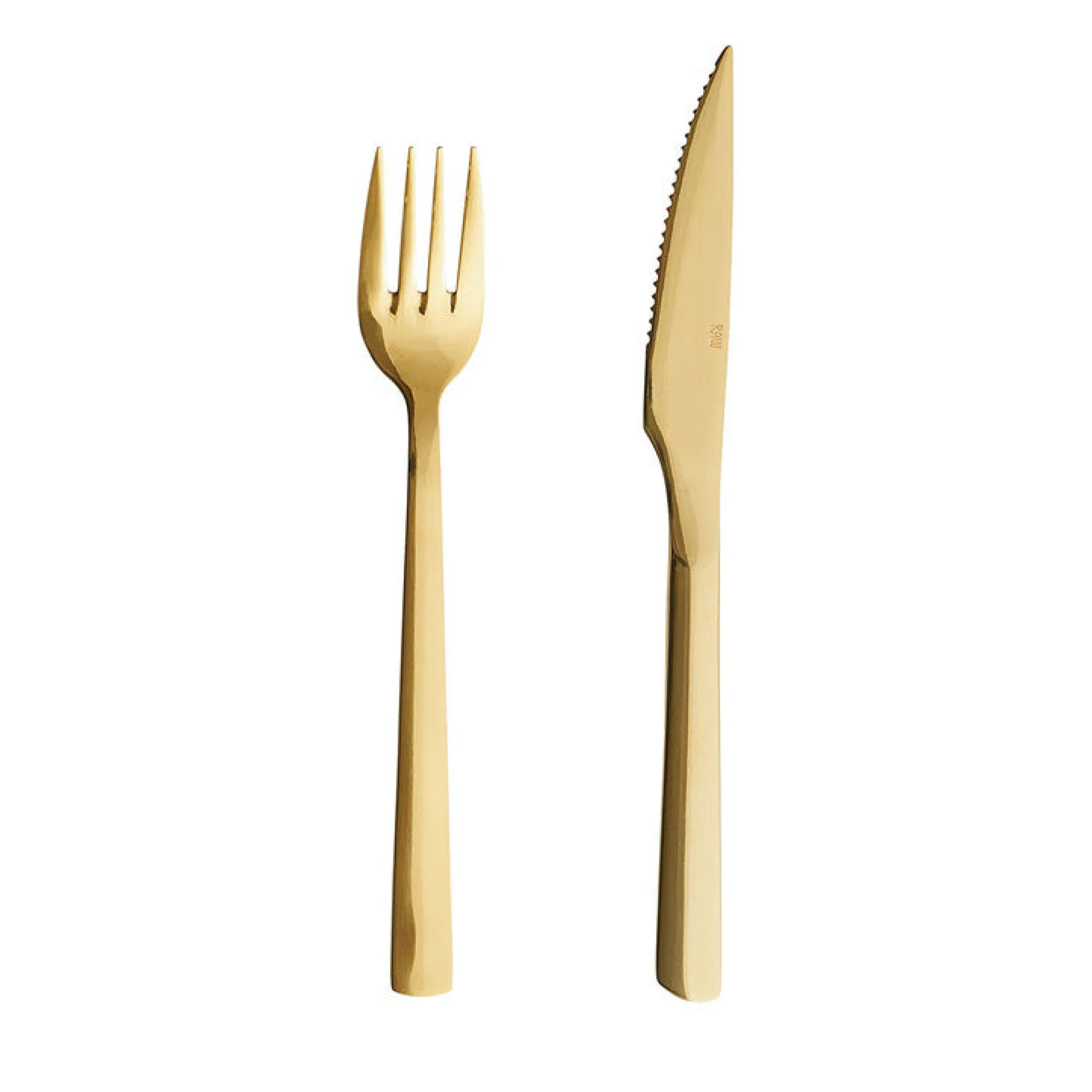 RAW steaksæt guldfarvet