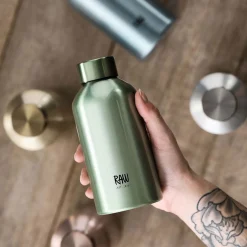 RAW To go aluflaske 0,5 L green