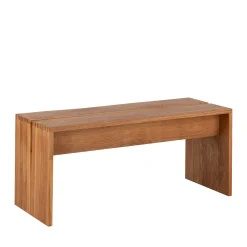 Rei bænk FSC certificeret egetræ L100 cm