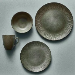 Relief krus 30 cl stentøj grå