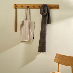 Samsø Vintage knagerække i FSC certificeret egetræ, L90 cm