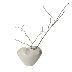 Sculpted bred vase Ø27 cm