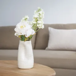 Sculpted smal vase Ø11 cm