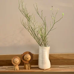 Sculpted smal vase Ø11 cm