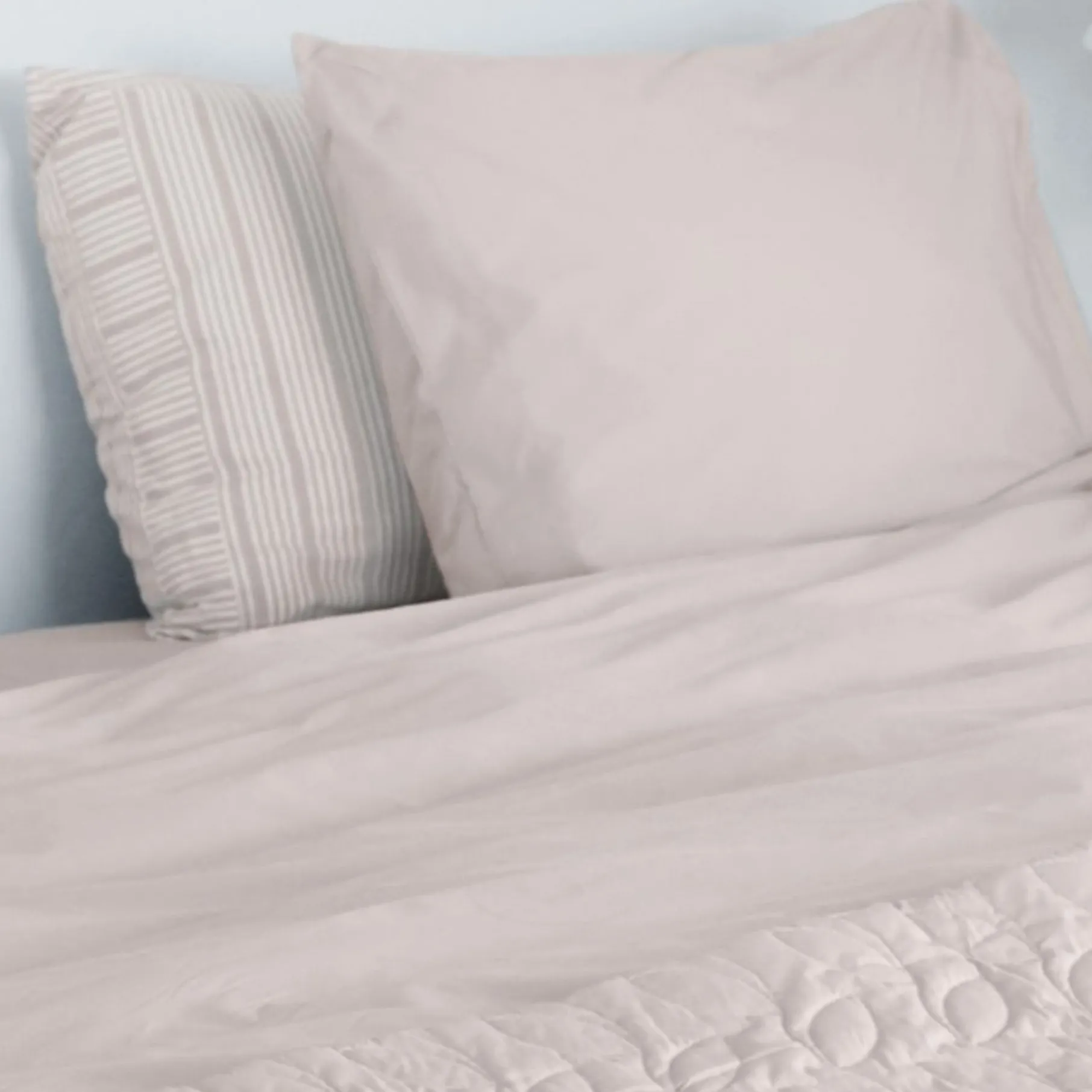 Sengetøj 140x200 cm sand/beige