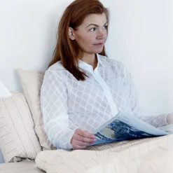 Sengetøj 140x200 cm sand/beige striber